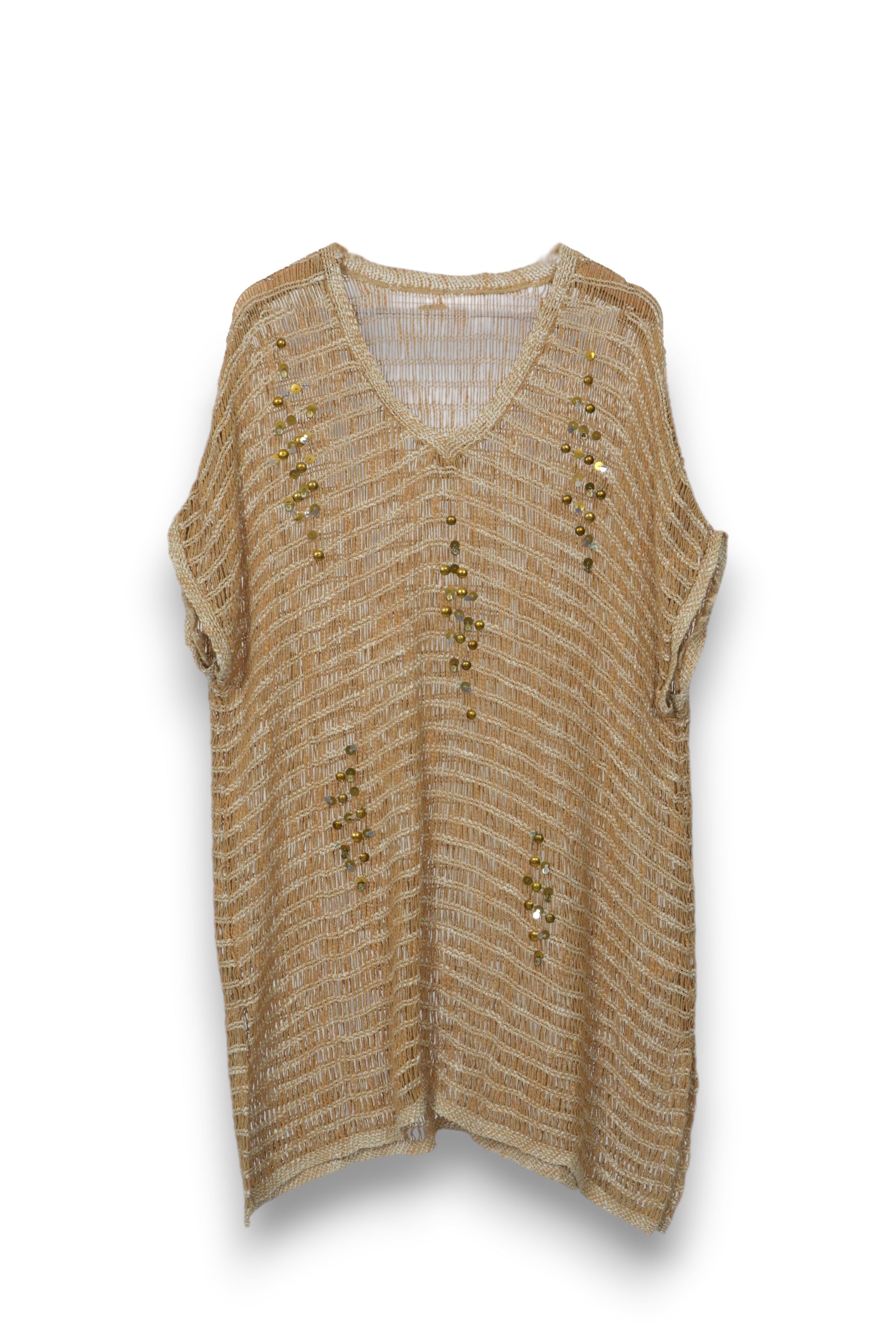 Net Embellished Cover Up