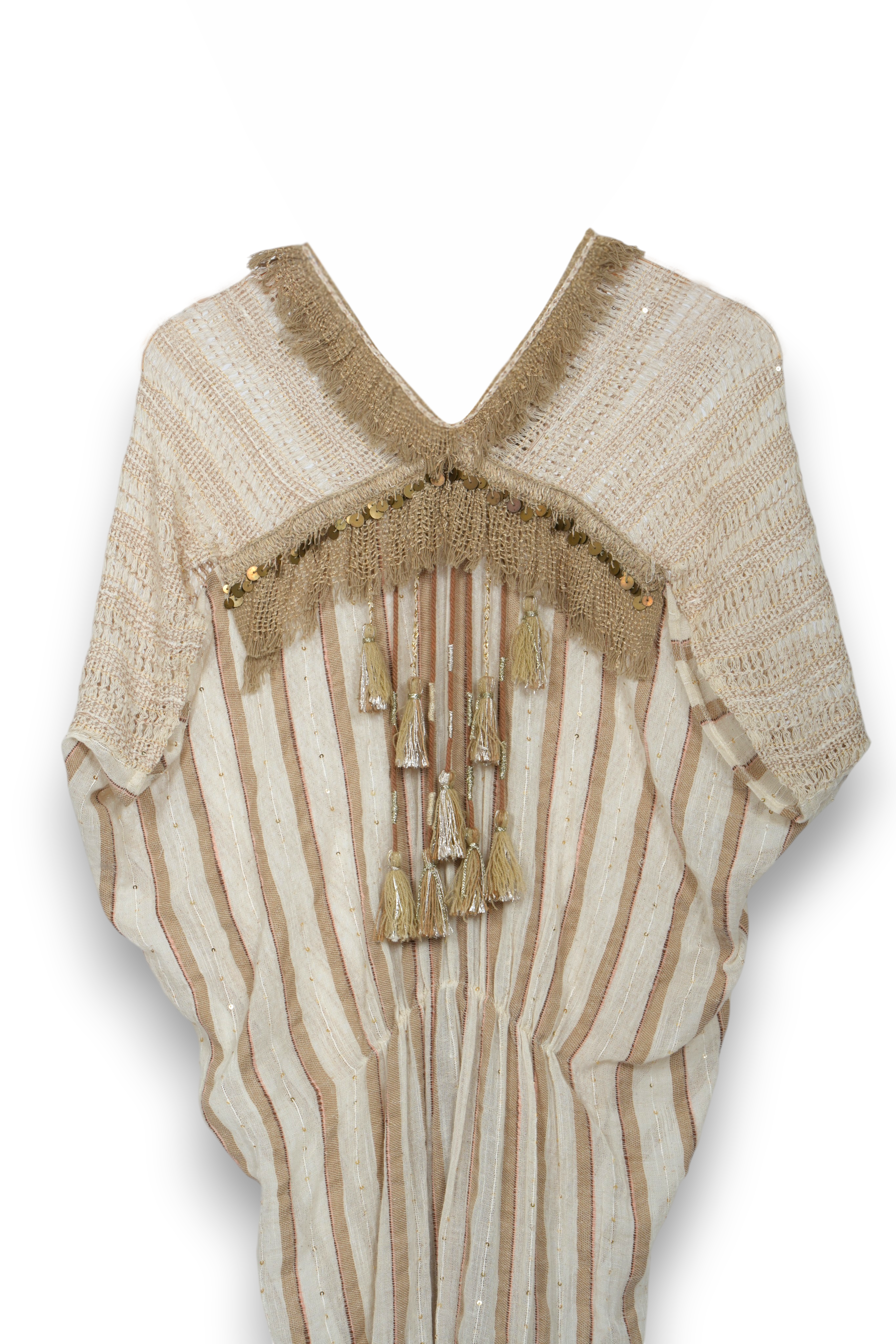 Metallic textured Kaftan