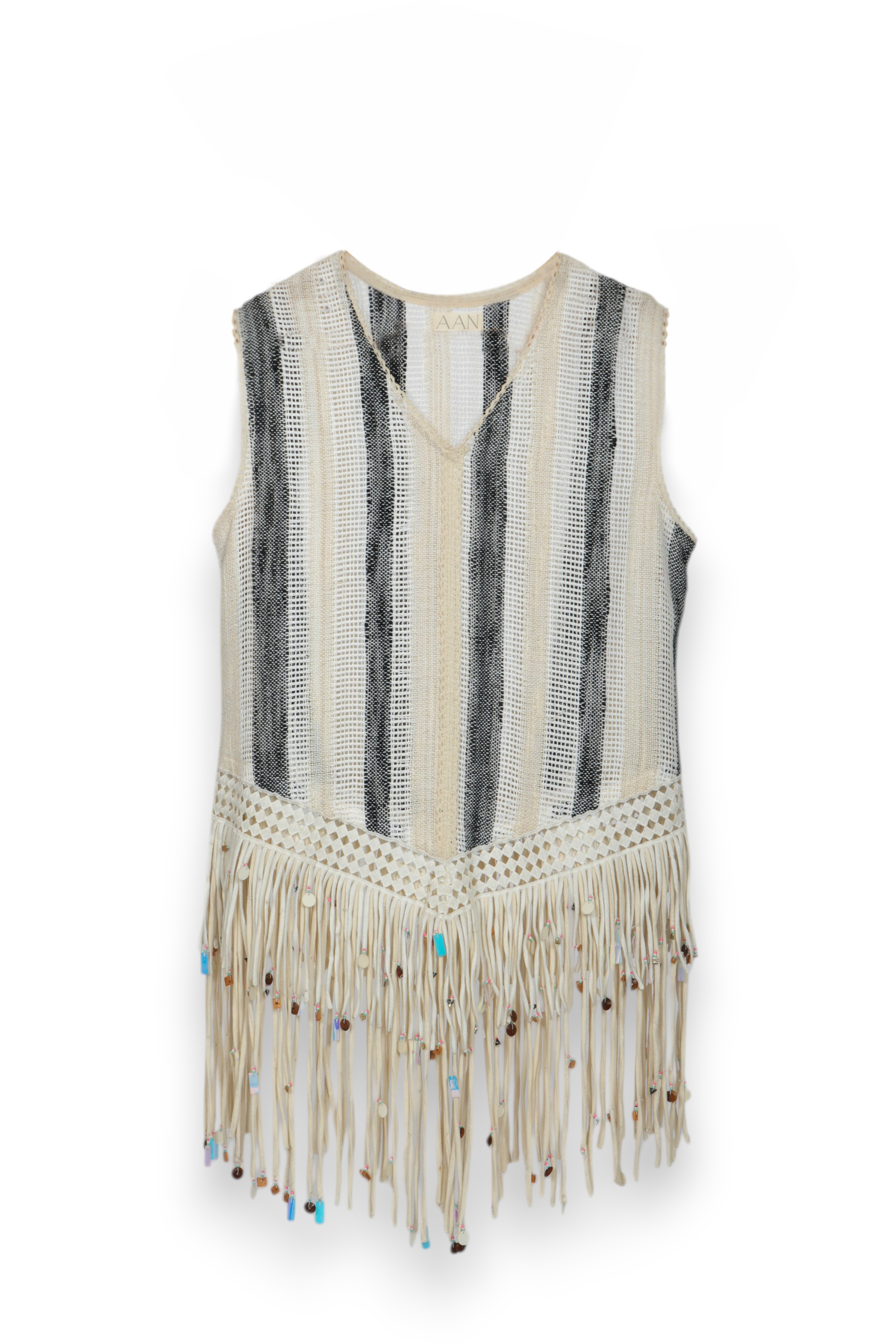 Braided tassel with embellishment top