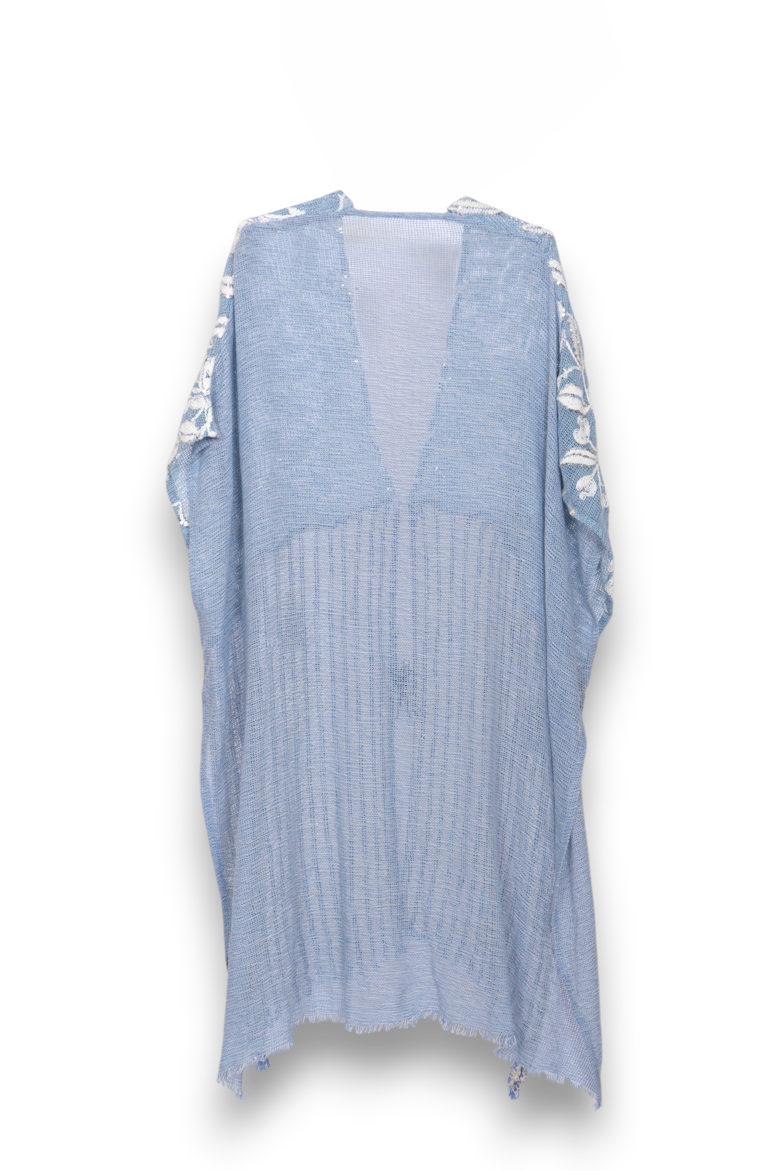 Jali Sequined Embroidery Kaftan