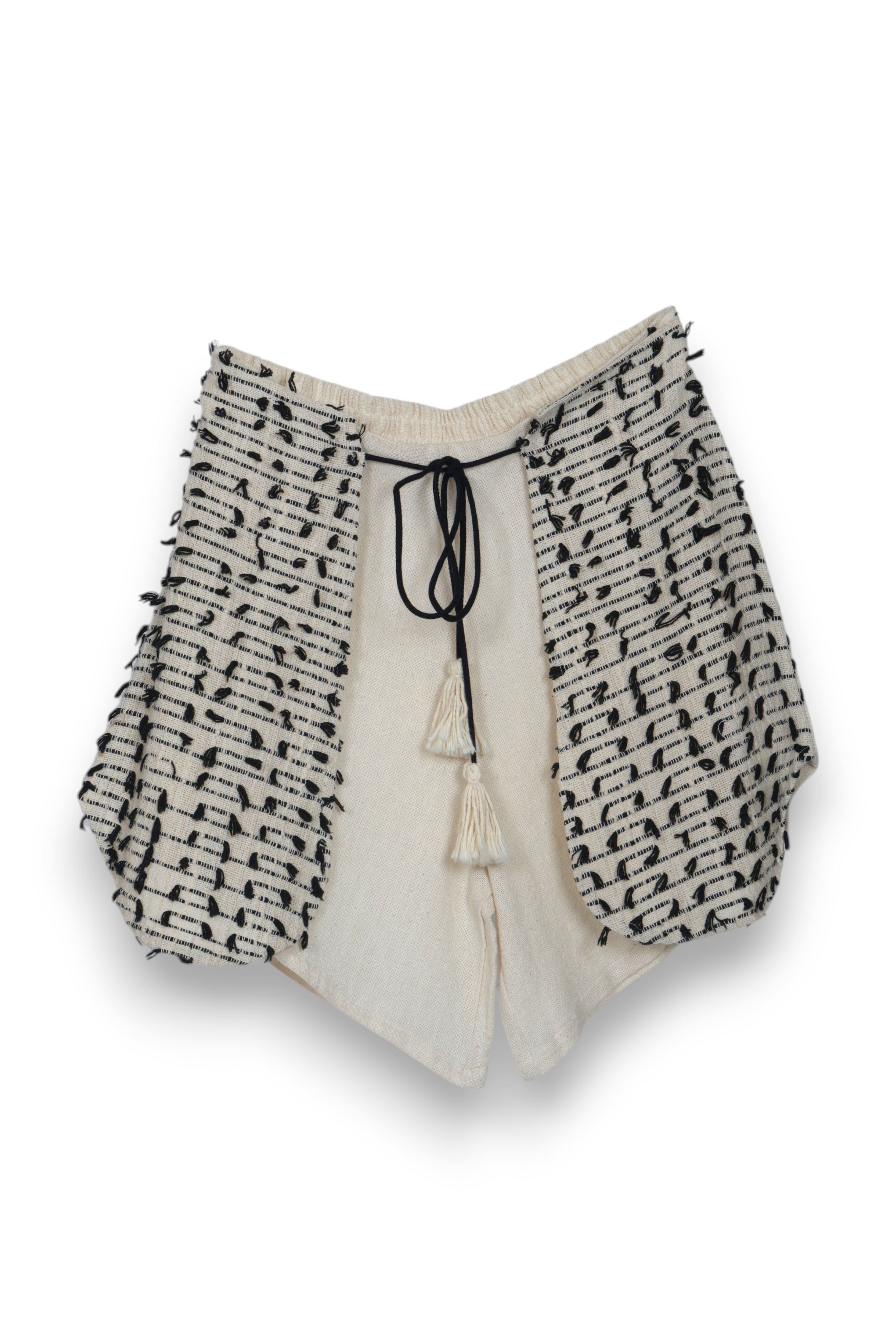 Fringe layered shorts