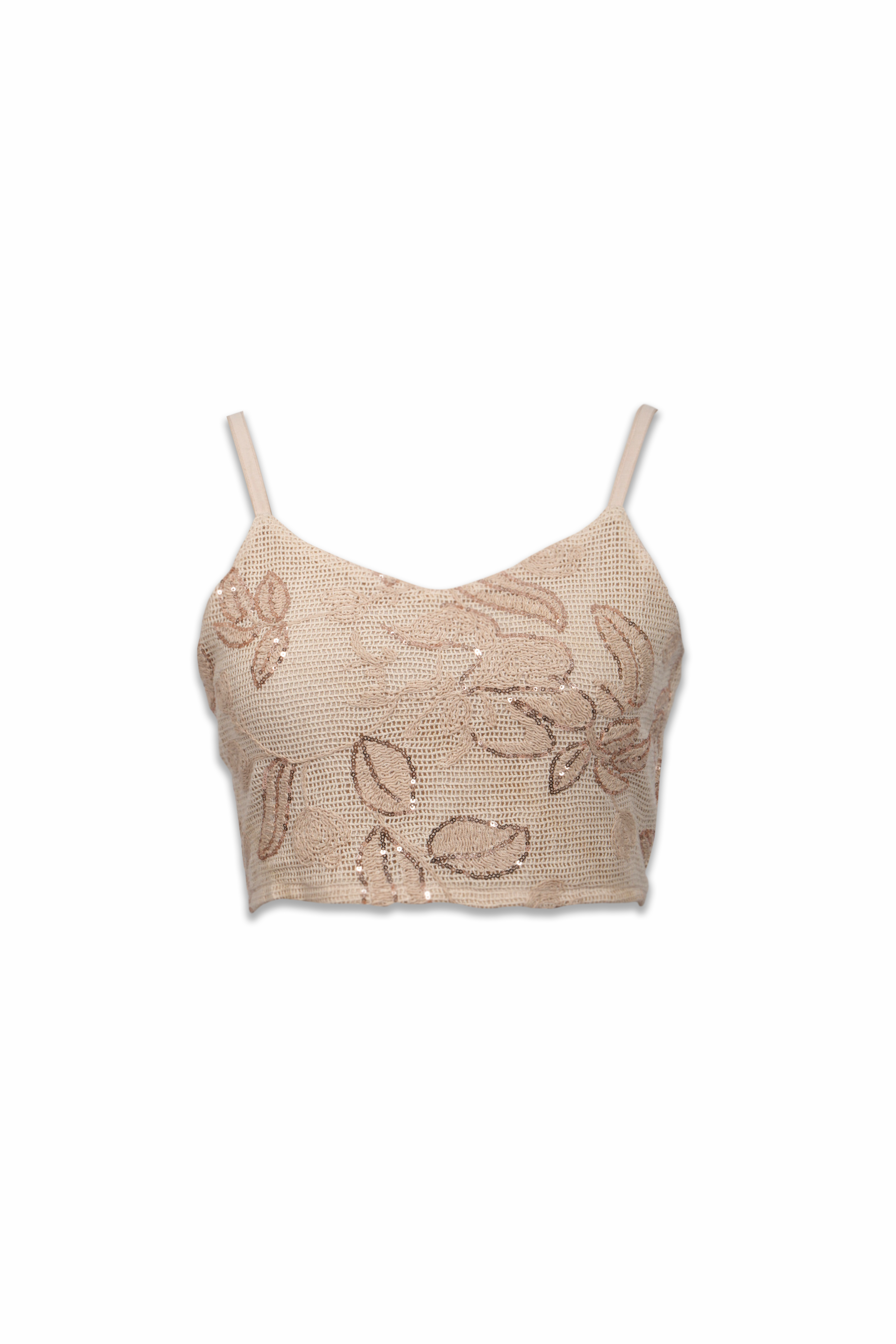 Gold Sequin Bralette