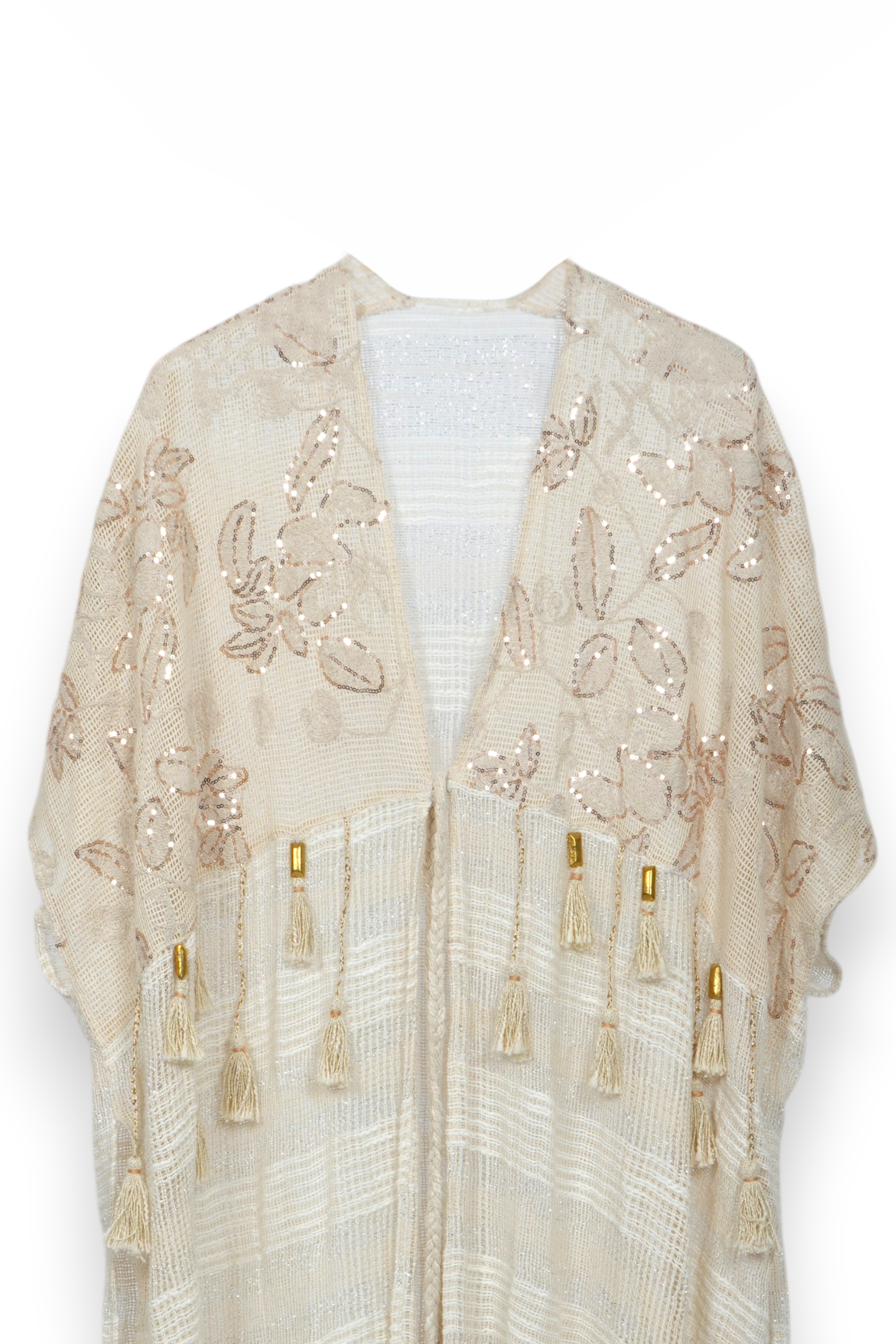 gold sequin dori kaftan
