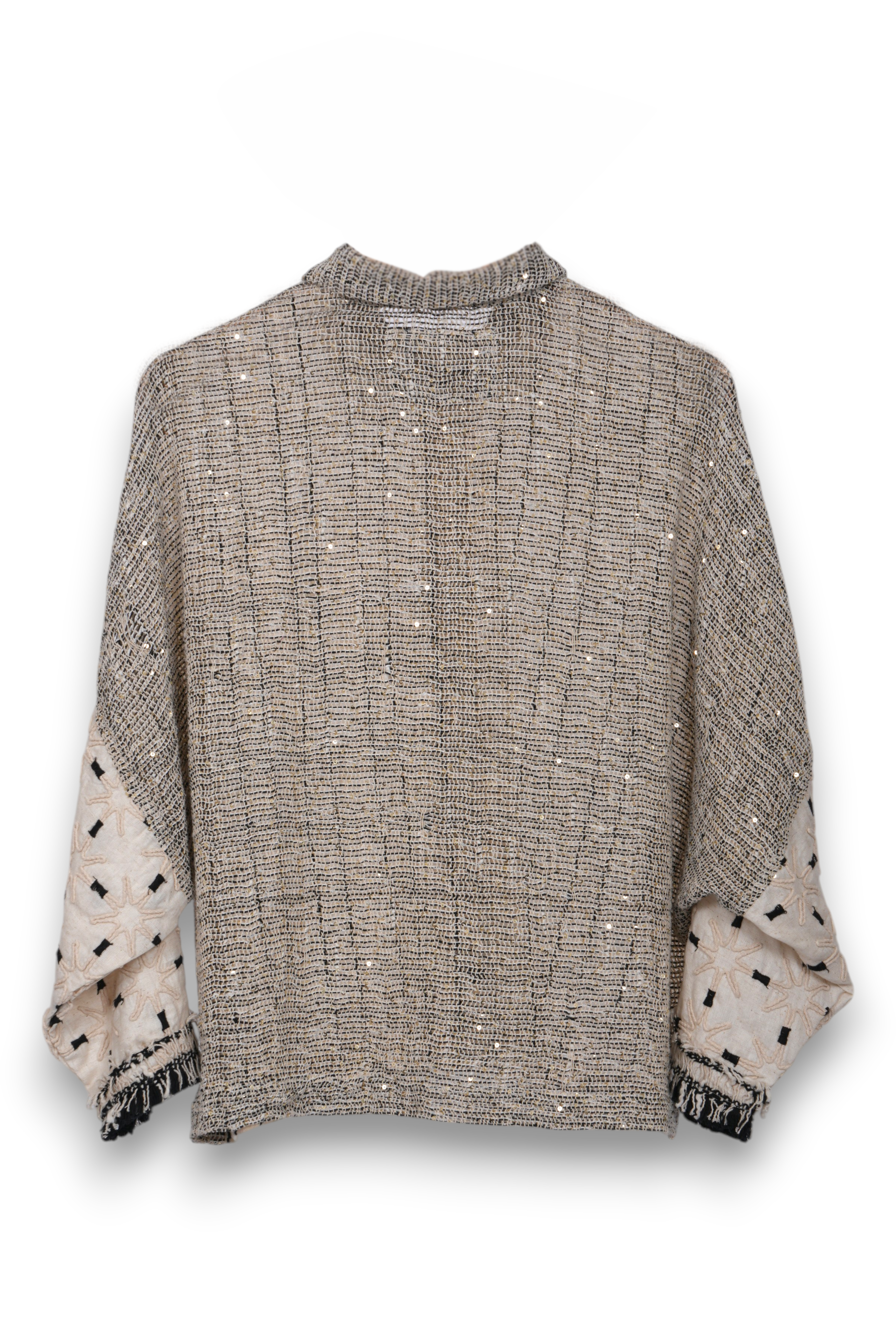 Jacquard block shirt