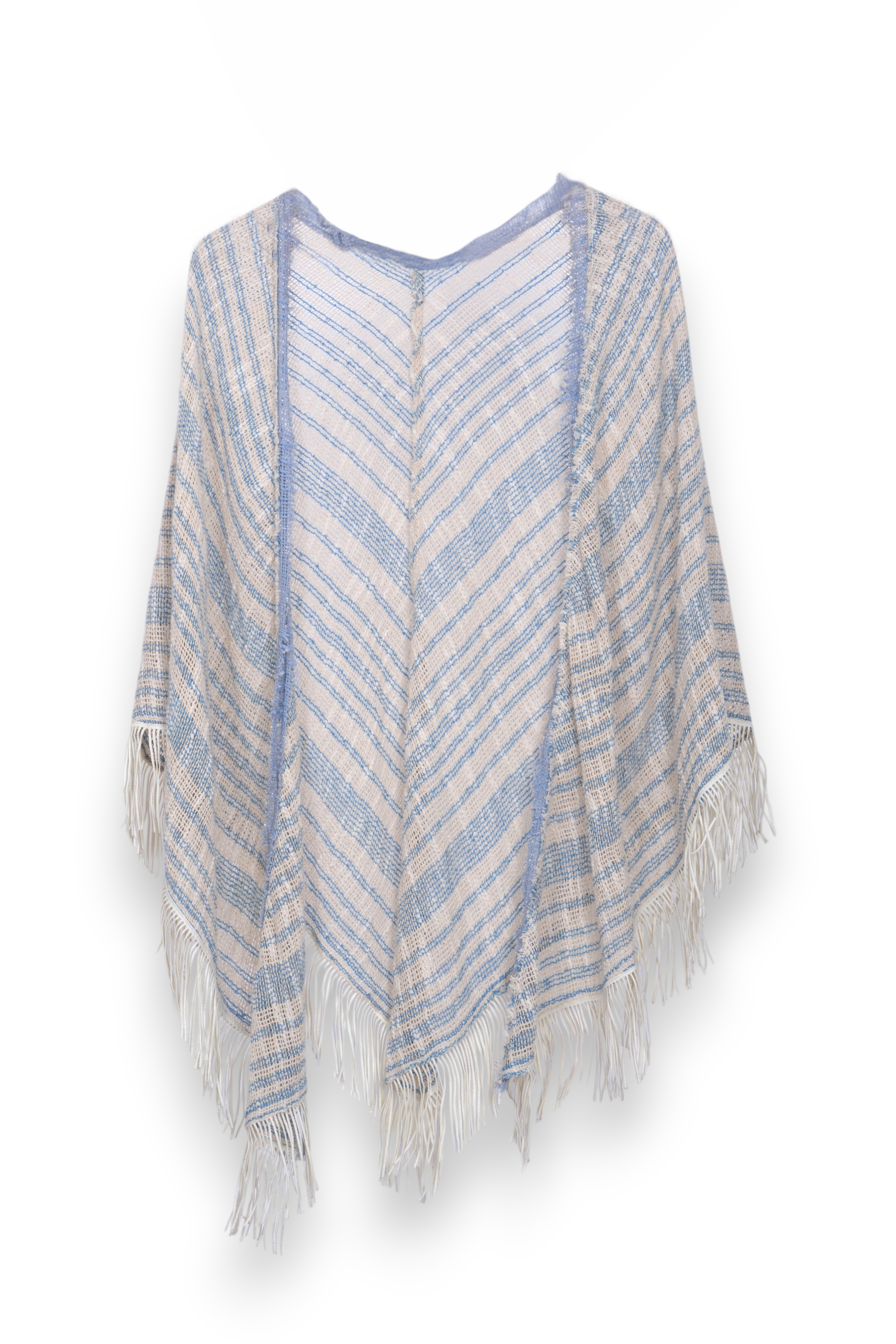 Jali striped open coverup