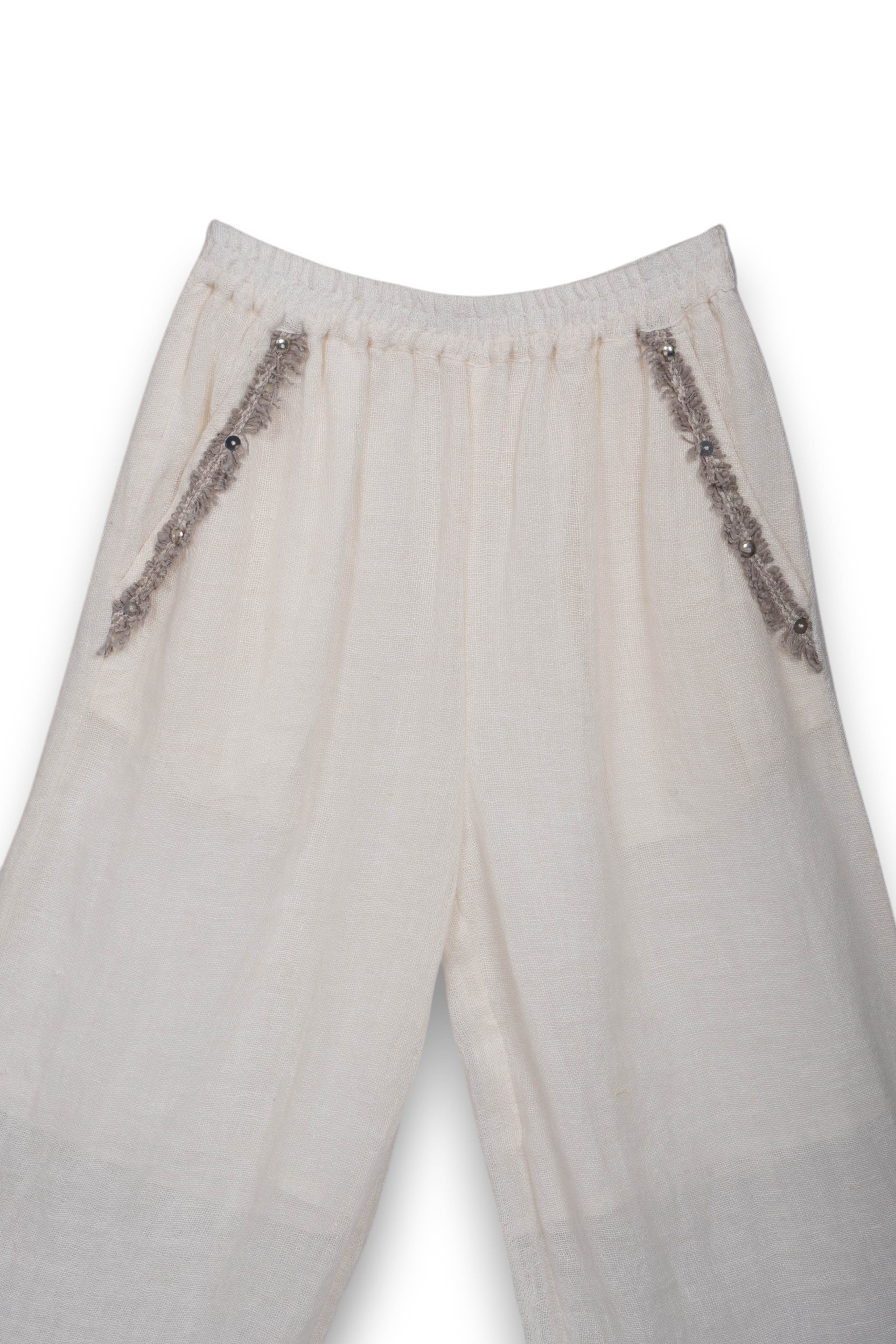 Linen Wide Leg Trousers