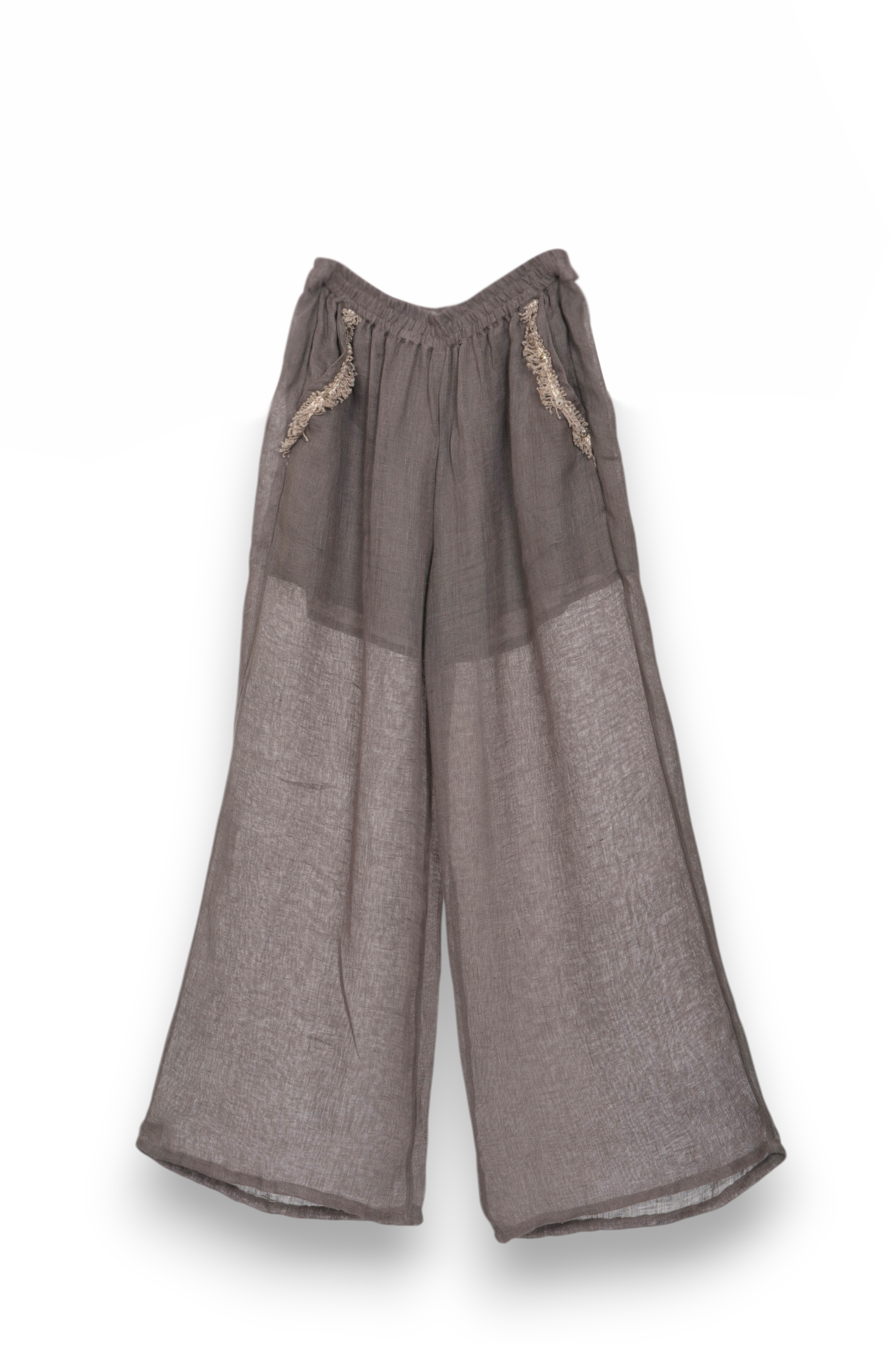 Linen Wide Leg Trousers