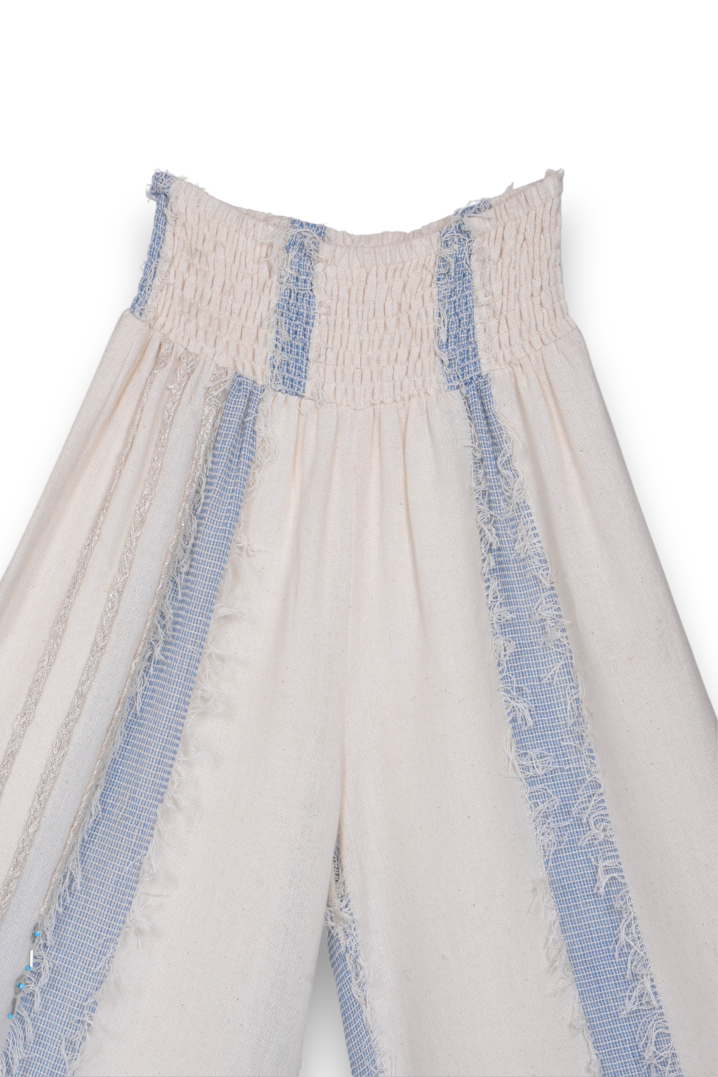 Fringe Stripe Jacquard Palazzo
