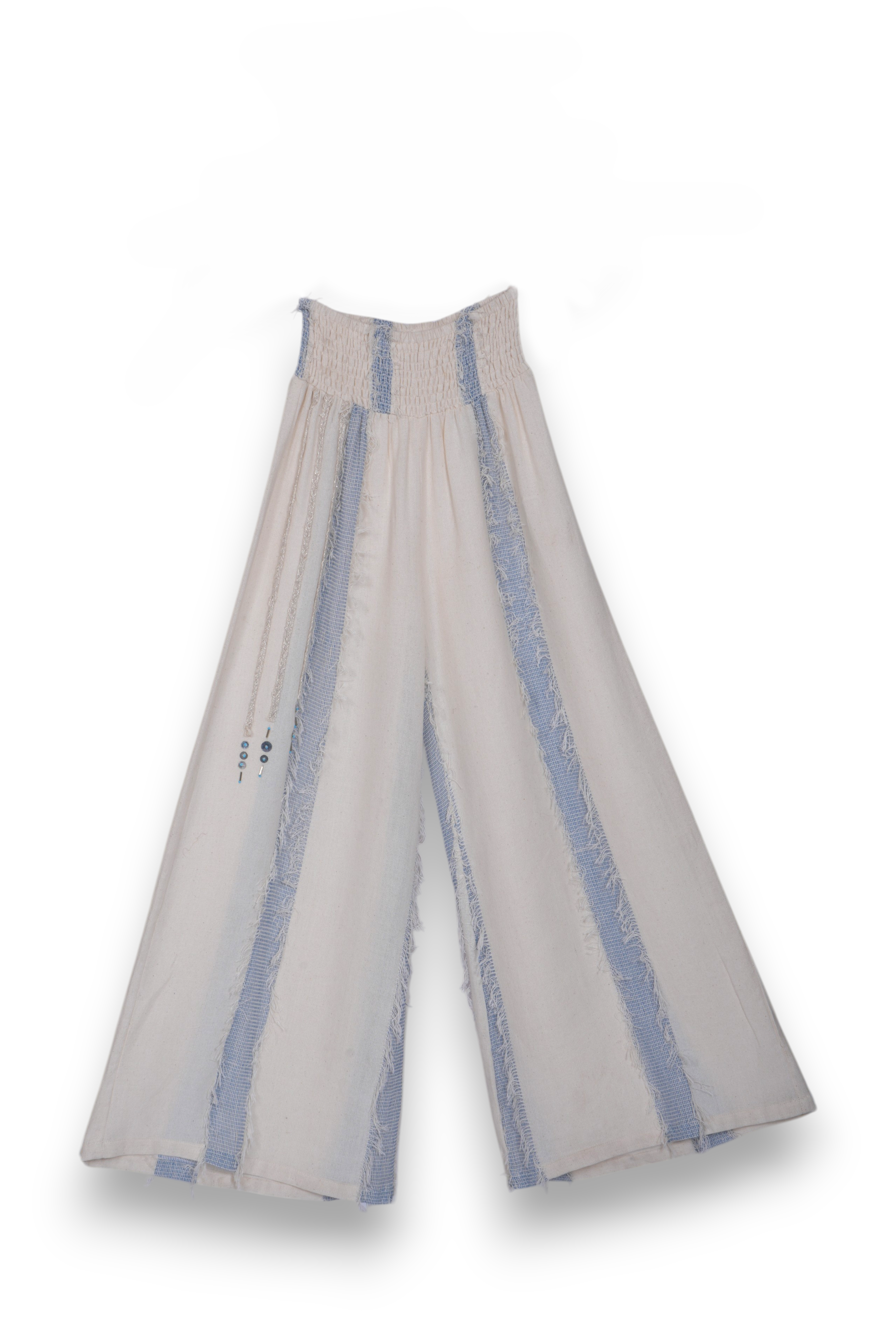 Fringe Stripe Jacquard Palazzo
