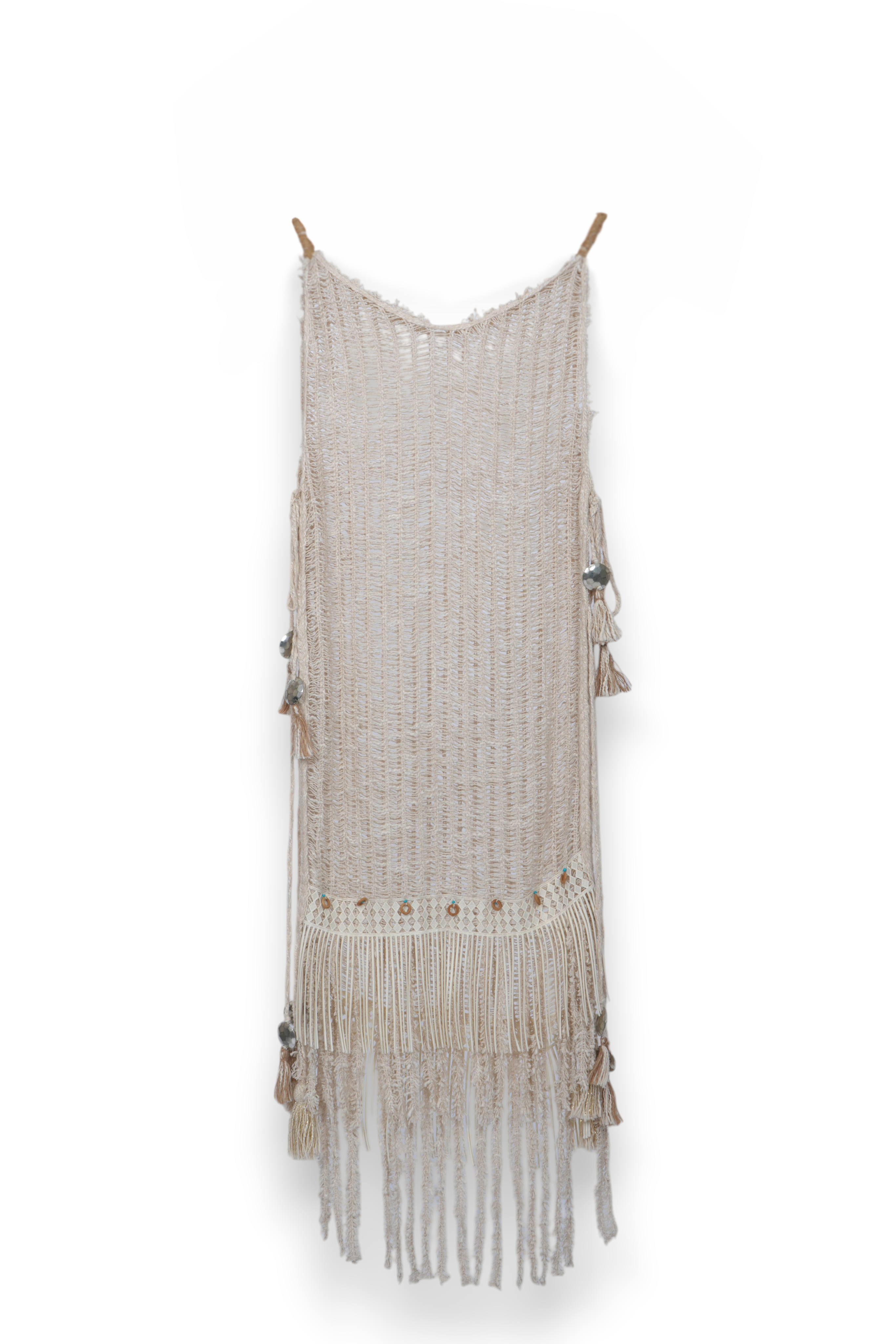Limited Edition Embellished Sand Kaftan Dress