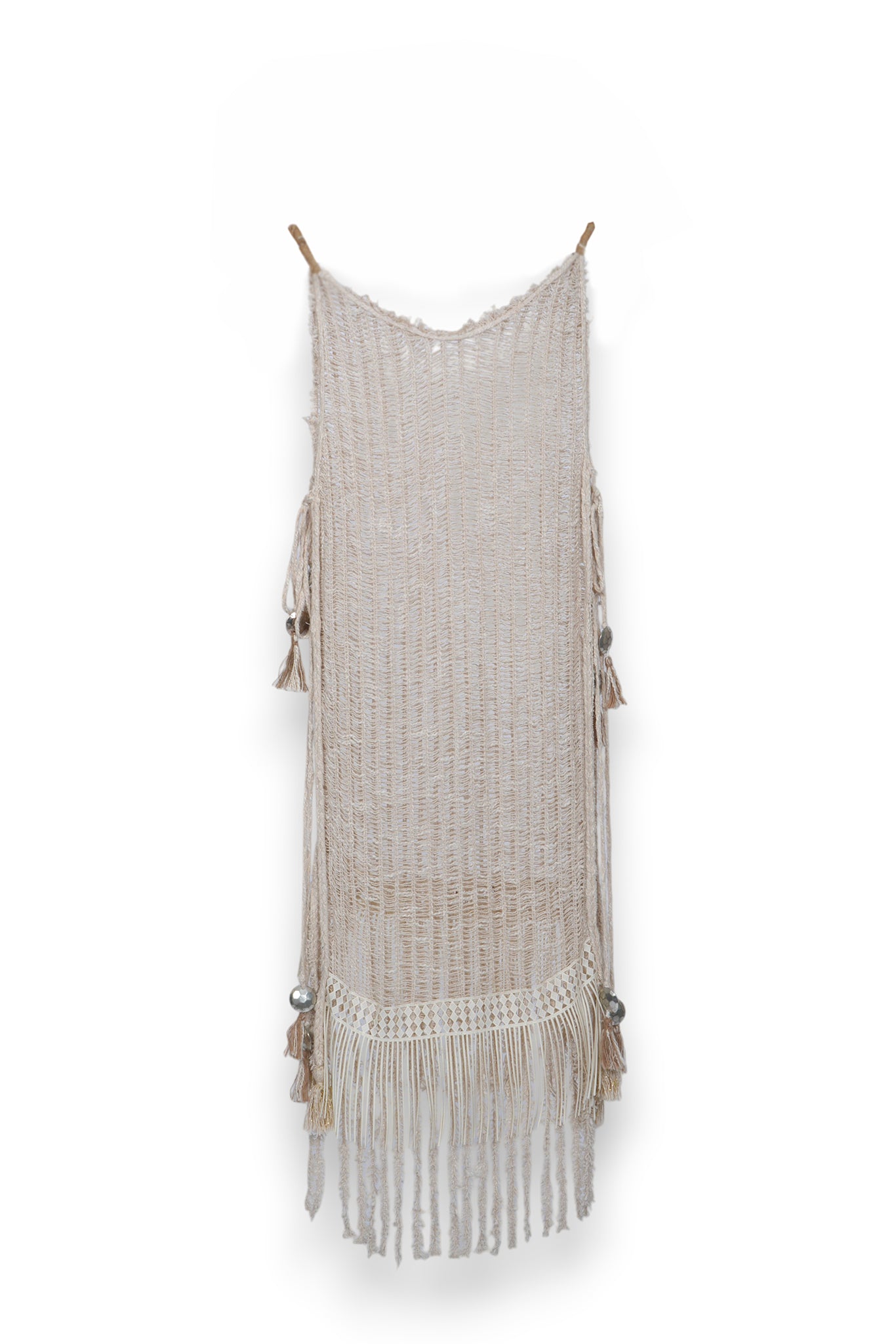 Limited Edition Embellished Sand Kaftan Dress