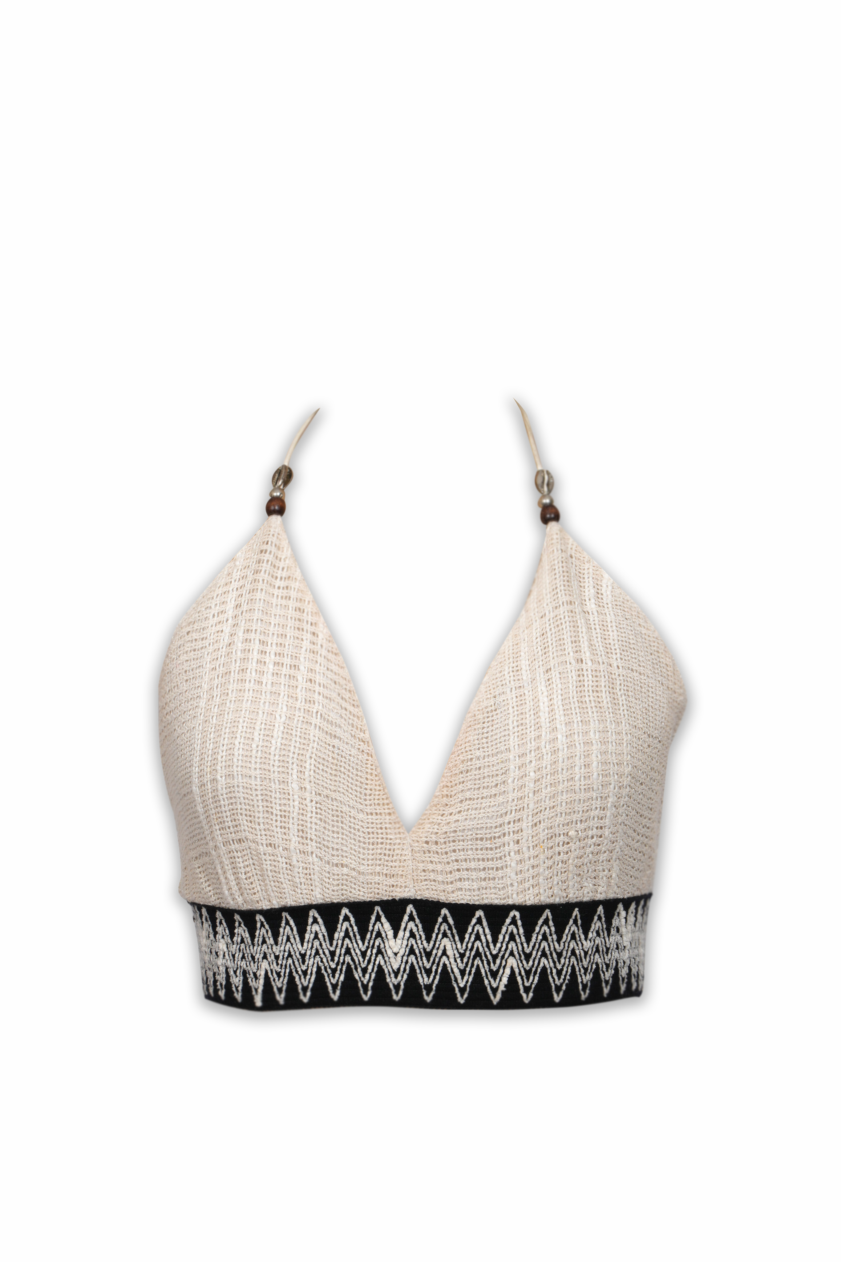 Elastic jacquard Net Bikini