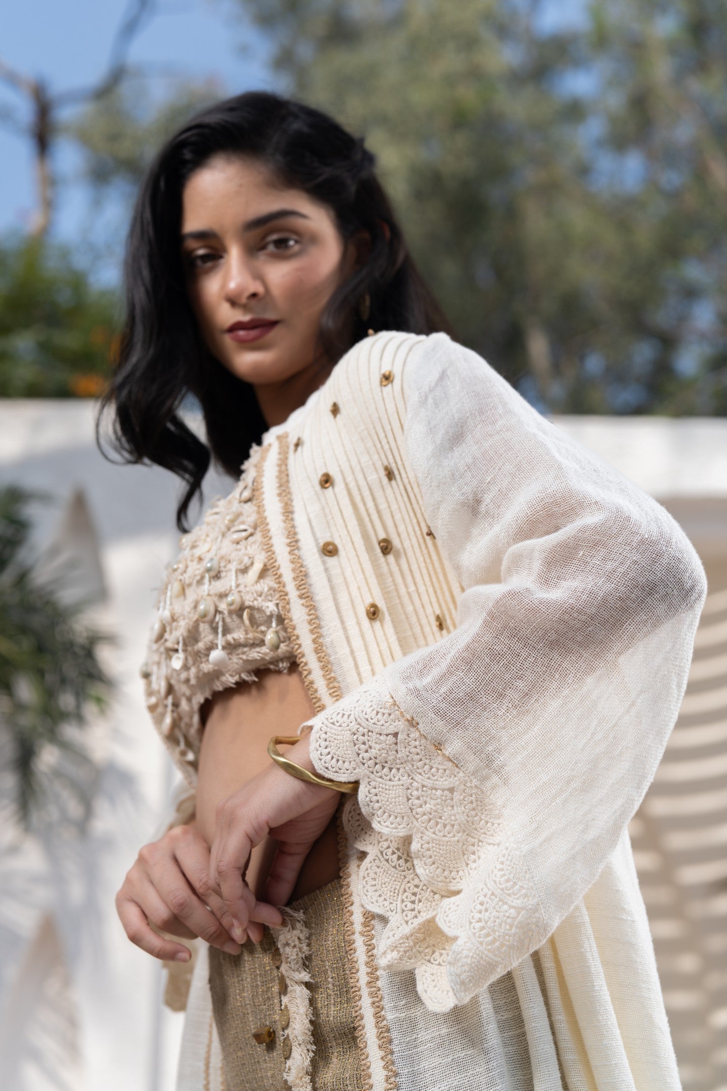 Embellished Kimono Jacket