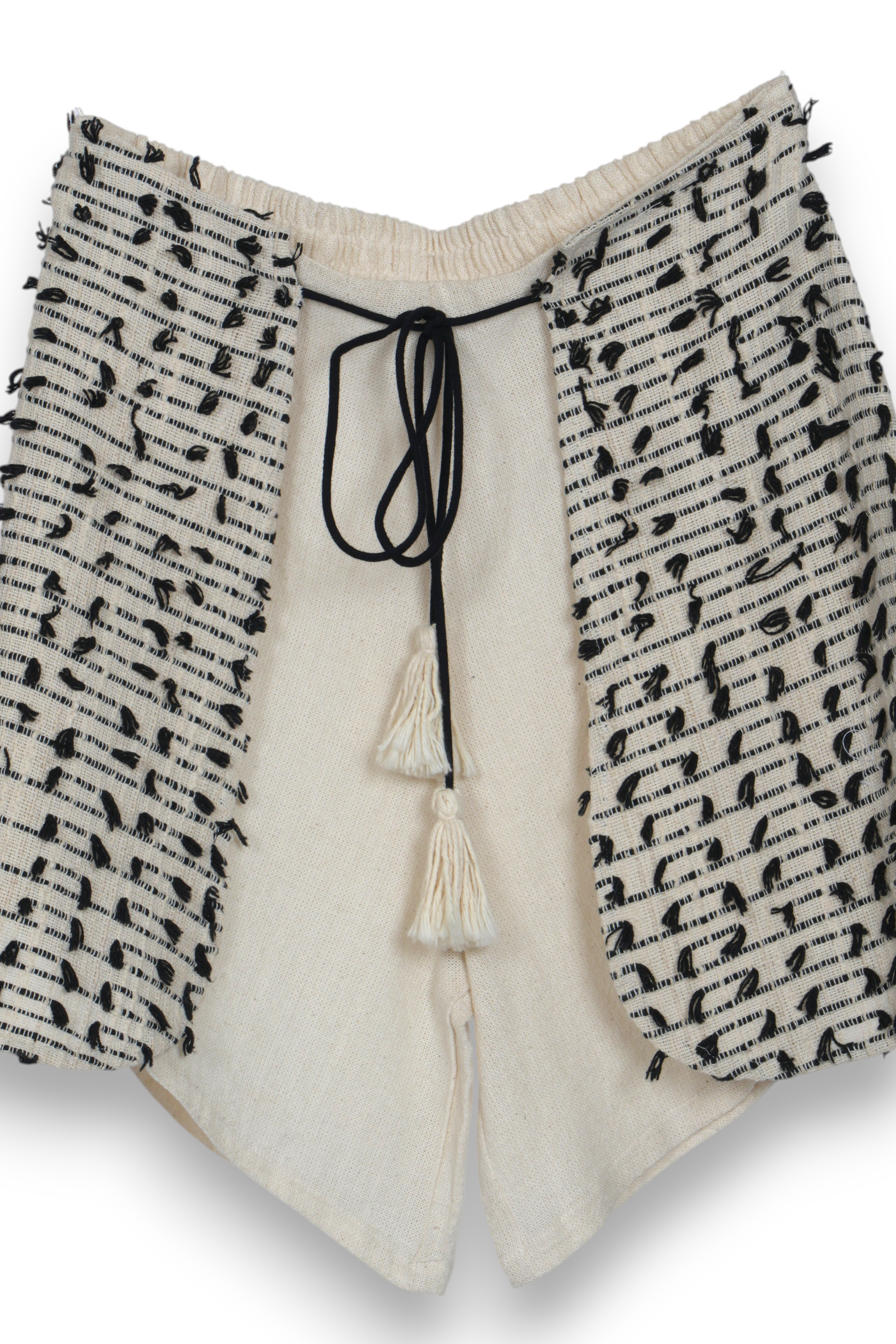 Fringe layered shorts