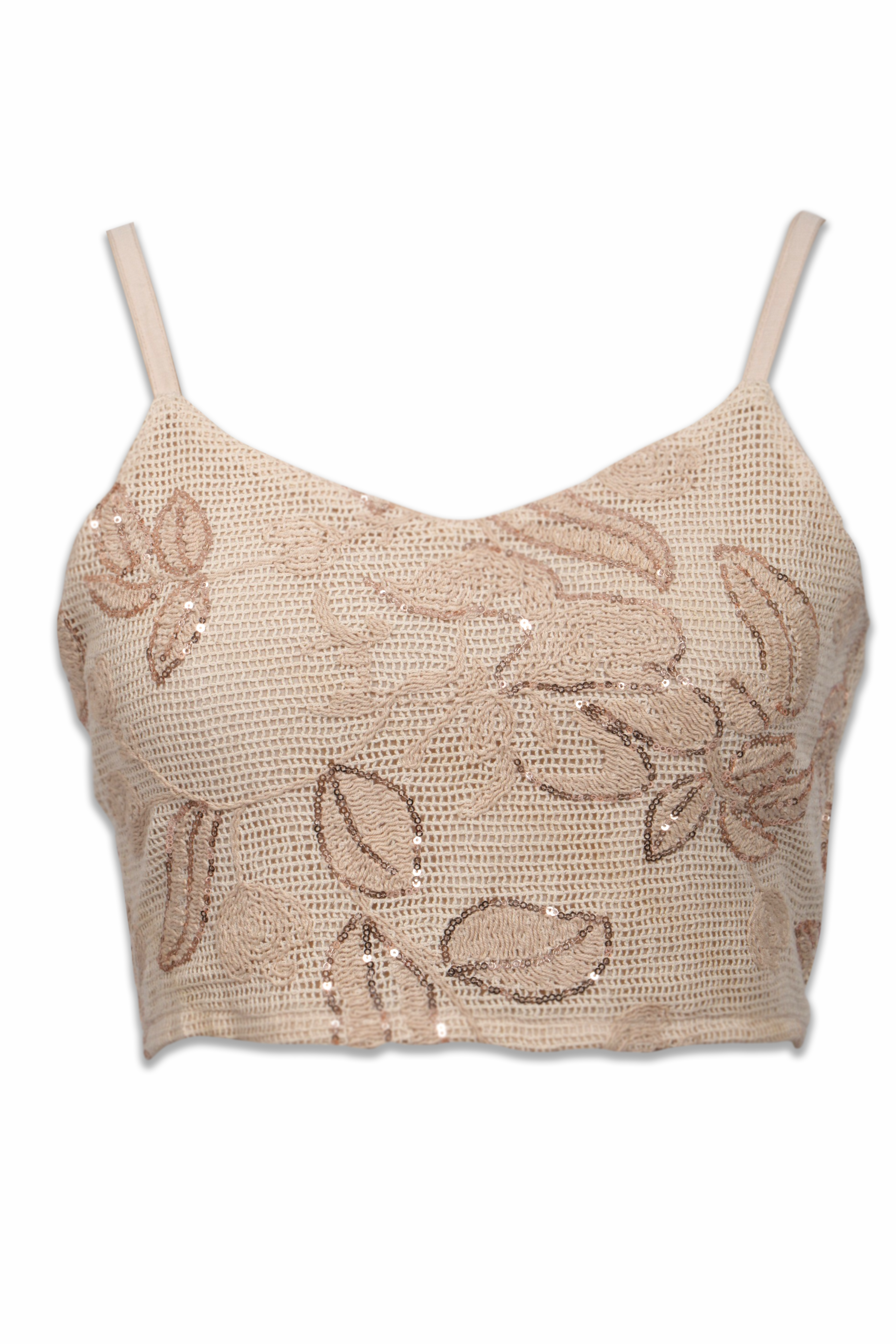 Gold Sequin Bralette