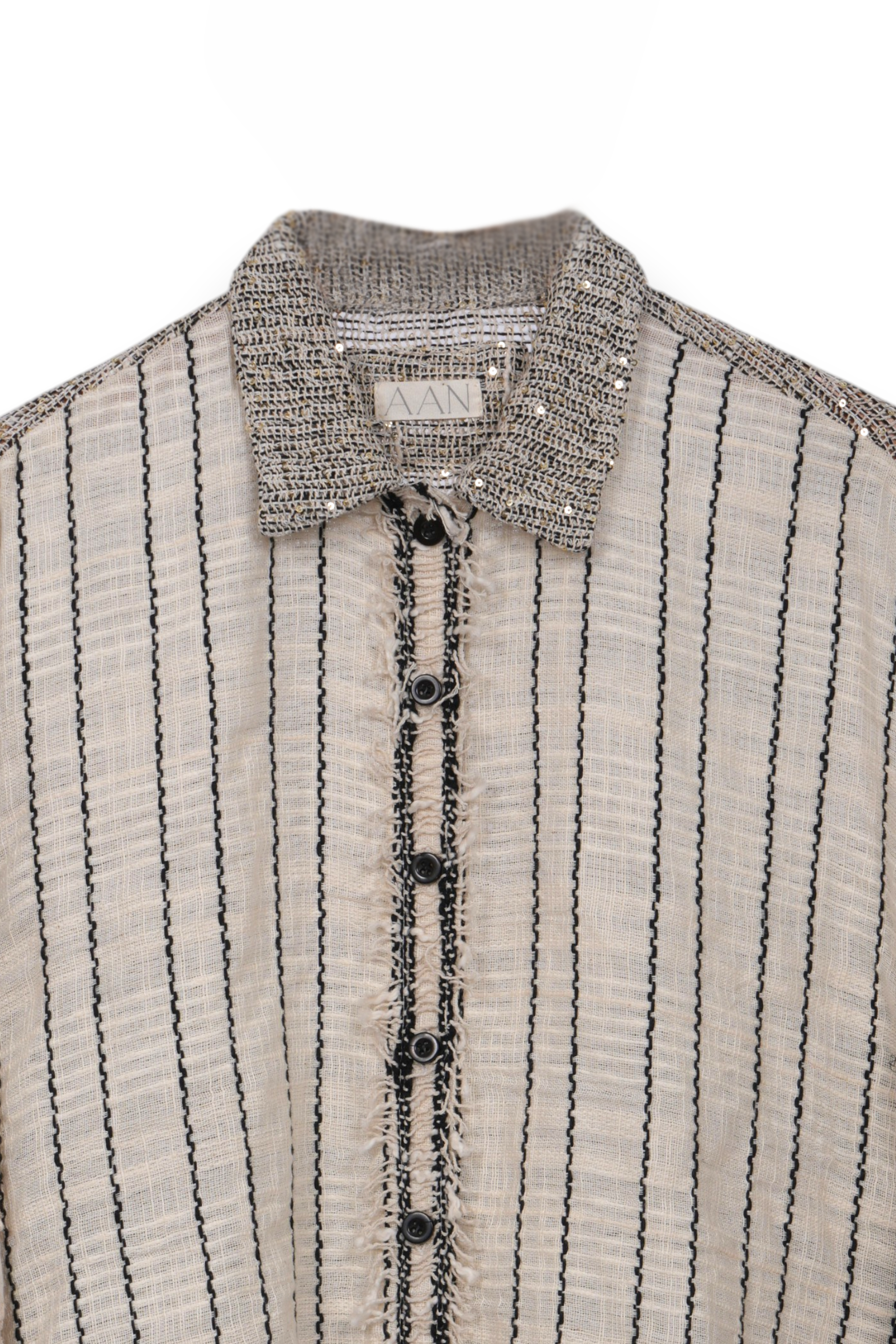 Jacquard block shirt