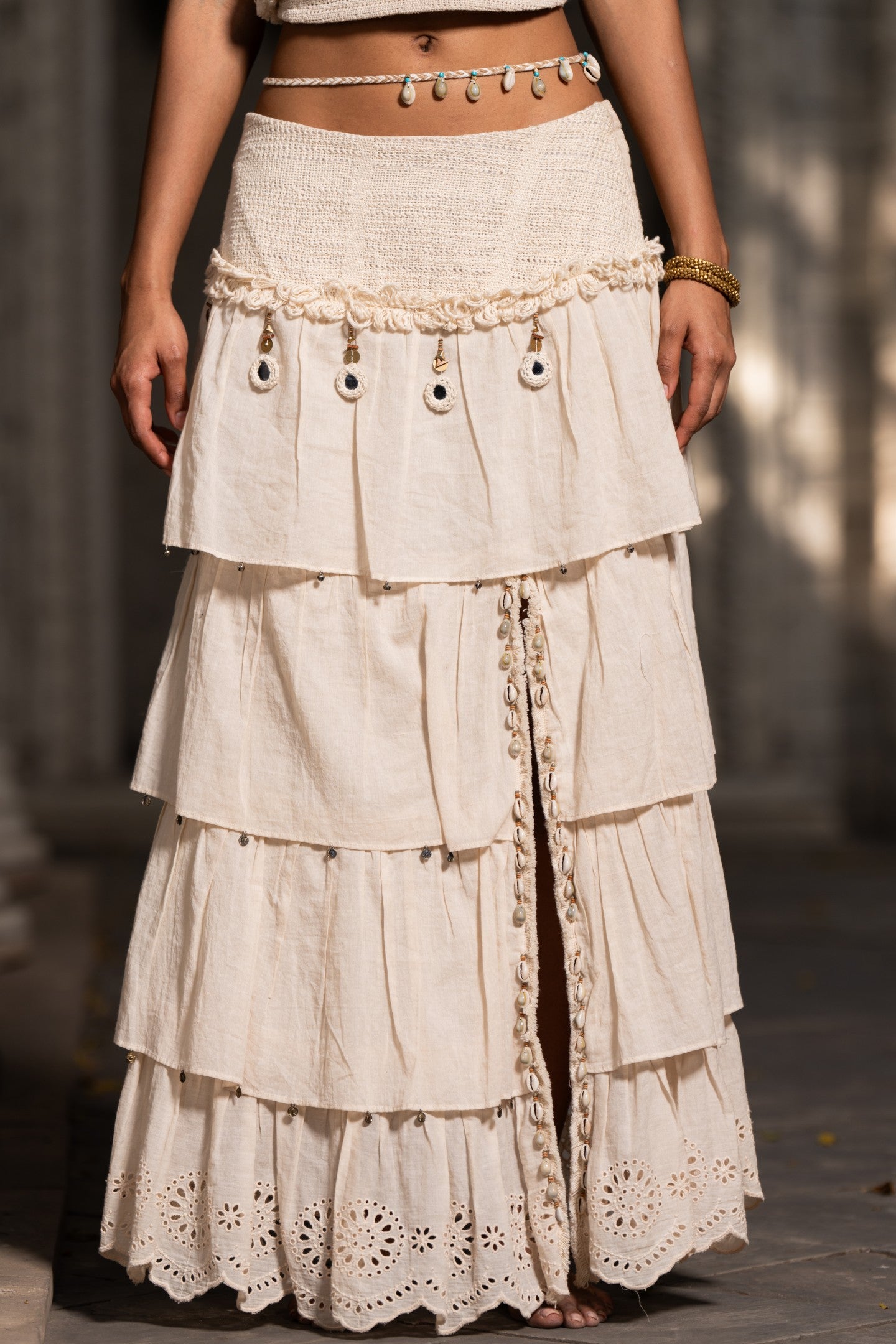 Layered Midi Skirt