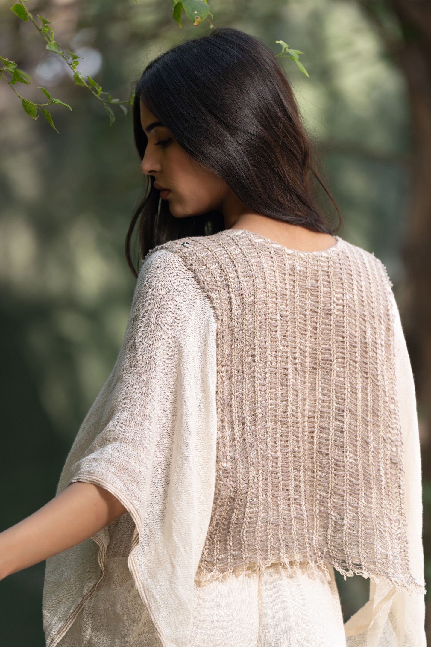 Linen Double layer top