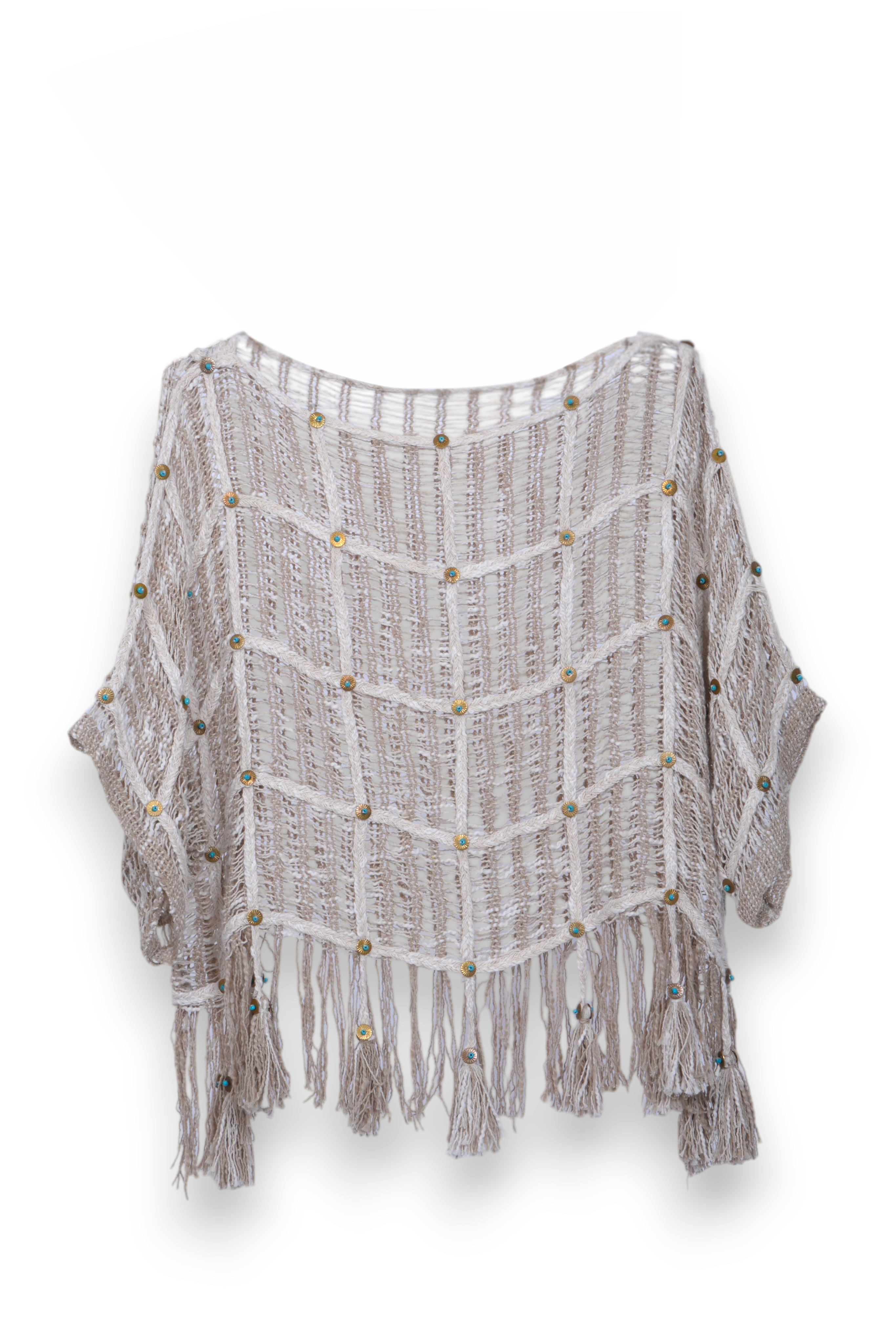 Net Embellished  Cover Up