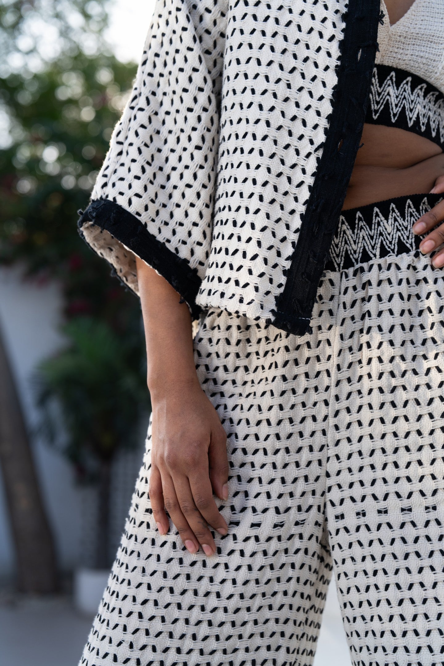 Textture Jacquard short shirt