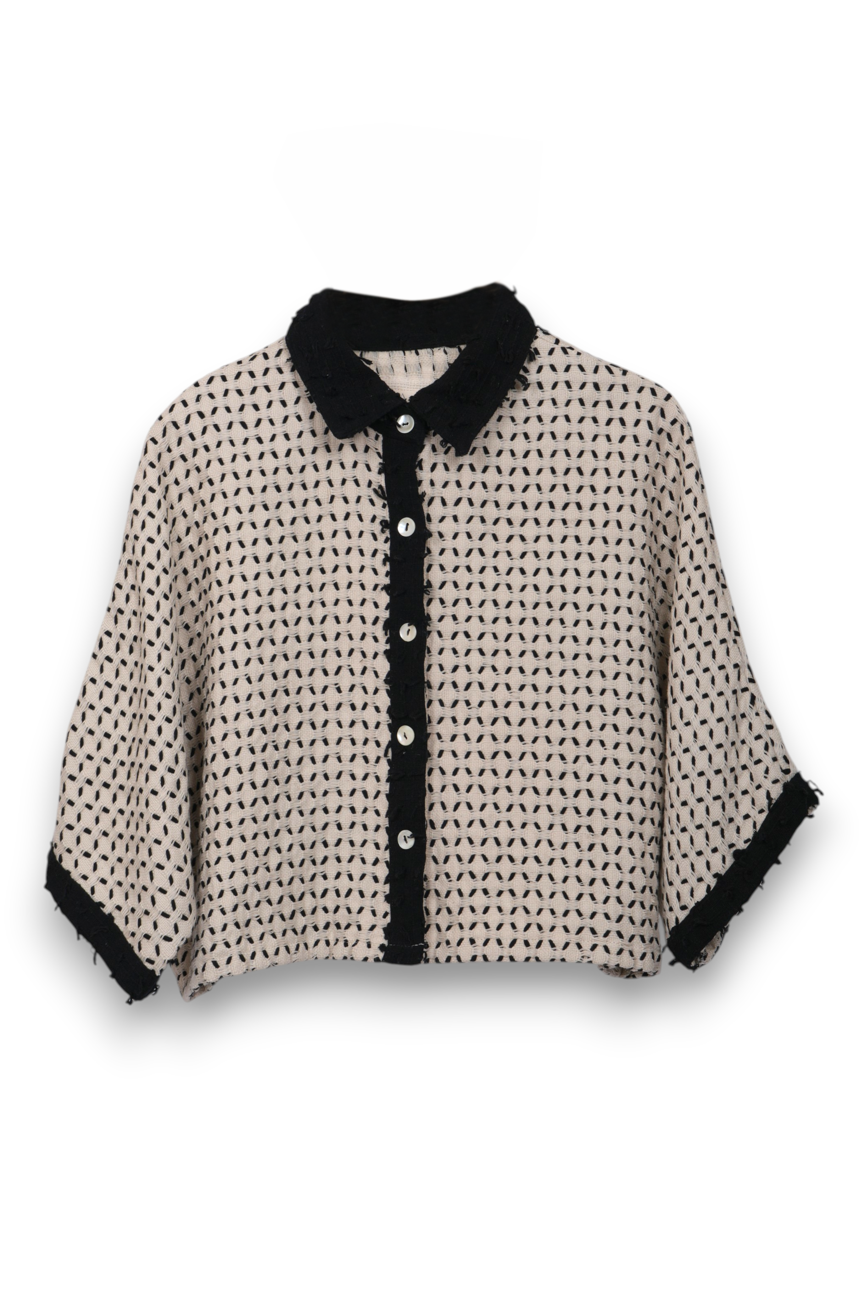Textture Jacquard short shirt